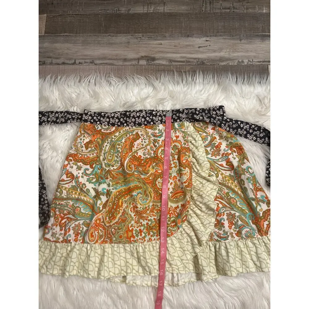 Urban Outfitters Toni wrap tie waist mini skirt L